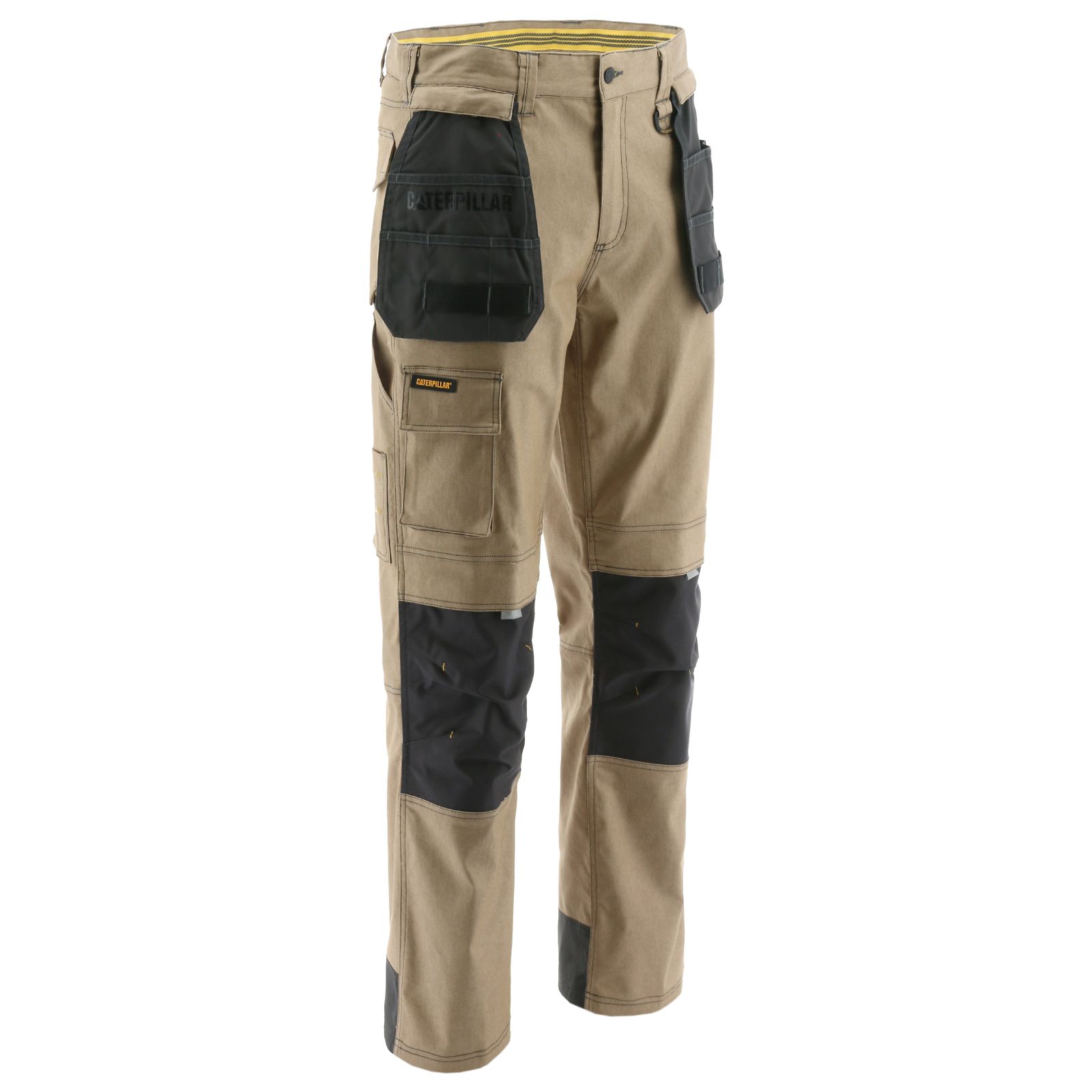 Spodnie Męskie Caterpillar H2o Defender Khaki | PL-3608