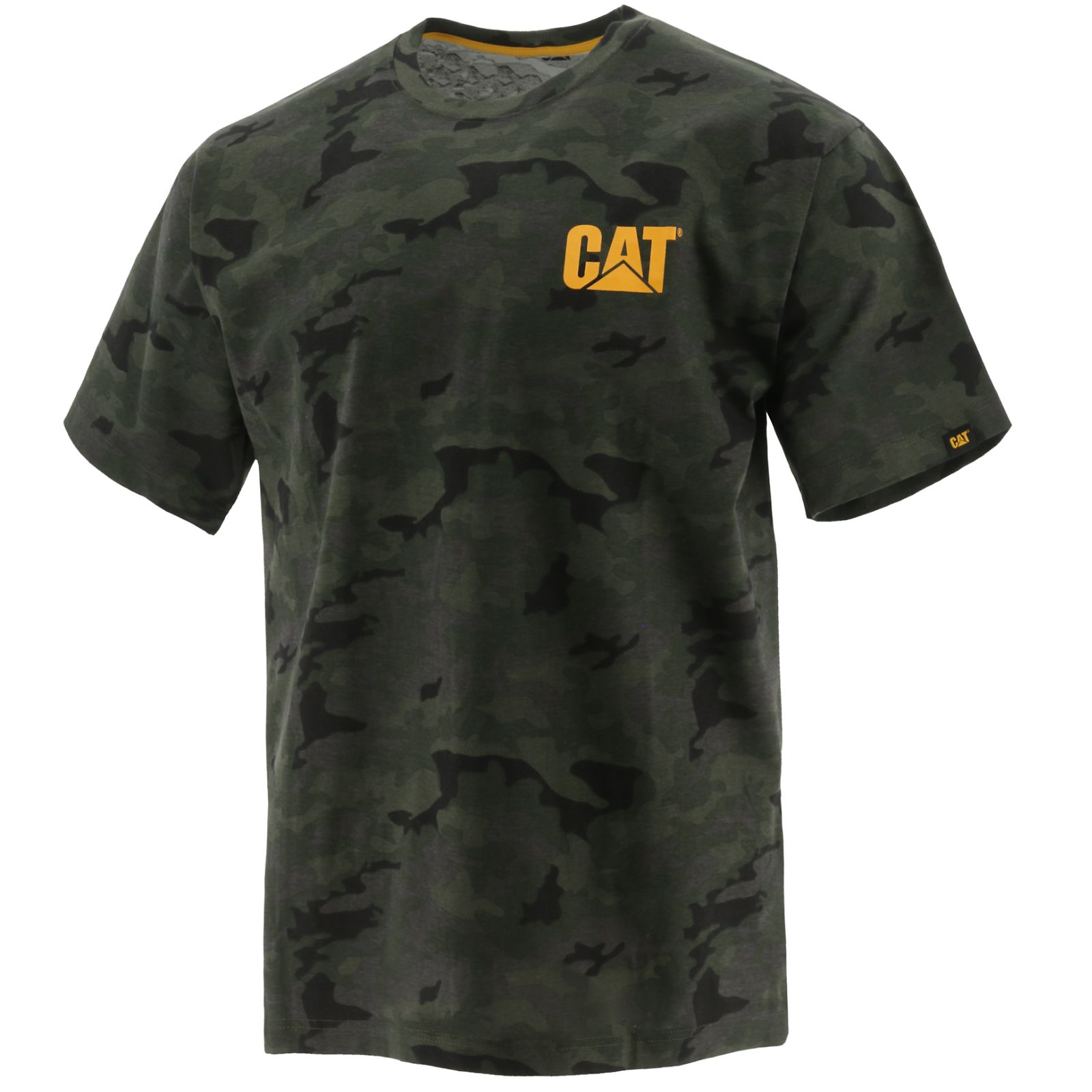 T-Shirts Męskie Caterpillar Trademark Camo | PL-1405